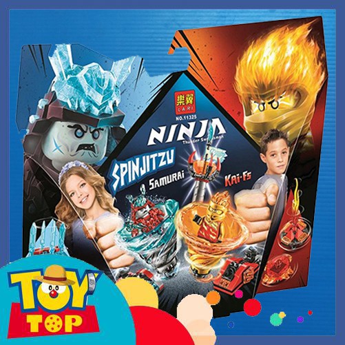 Non - lego Ninjago Lắp ghép Ninja Spinjitzu Slam Kai và Samurai - Đồ chơi Xếp hình Mô hình Con quay lốc xoáy LARI 11325