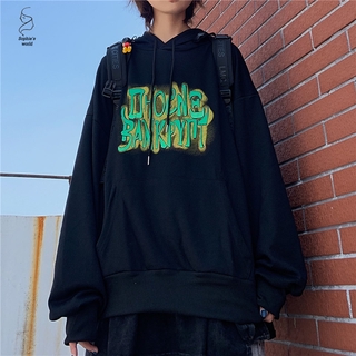 Áo Hoodie In Chữ Cá Tính Phong Cách Hàn Quốc