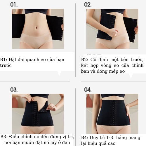Đai nịt bụng giảm mỡ sau sinh, đai định hình bụng Minet chất su đúc lạnh giúp vóc dáng săn chắc ĐNB001
