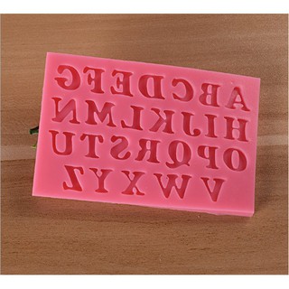 Khuôn silicon 3D 26 chữ cái