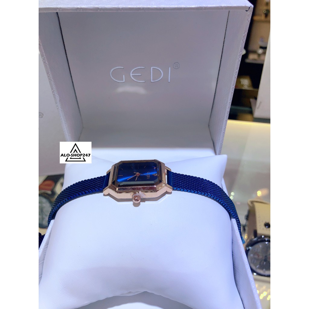 Đồng hồ nữ GEDI chính hãng dây thép lưới không gỉ 13004