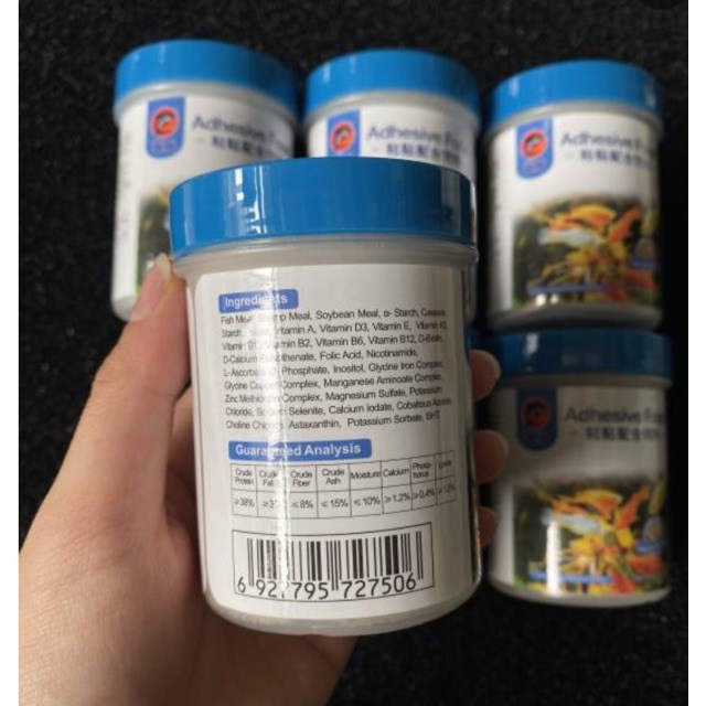 Thức Ăn Dán Kính Cao Cấp Đài Loan Adhesive Food - 50gram