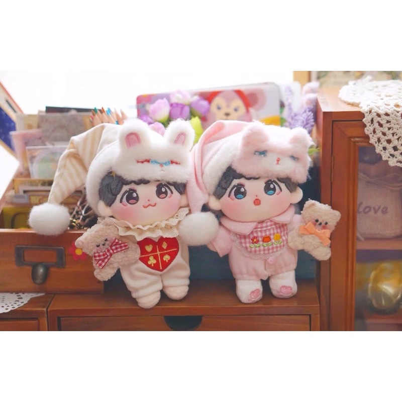 Tủ Puppy: set ngủ cho doll (hàng sẵn)