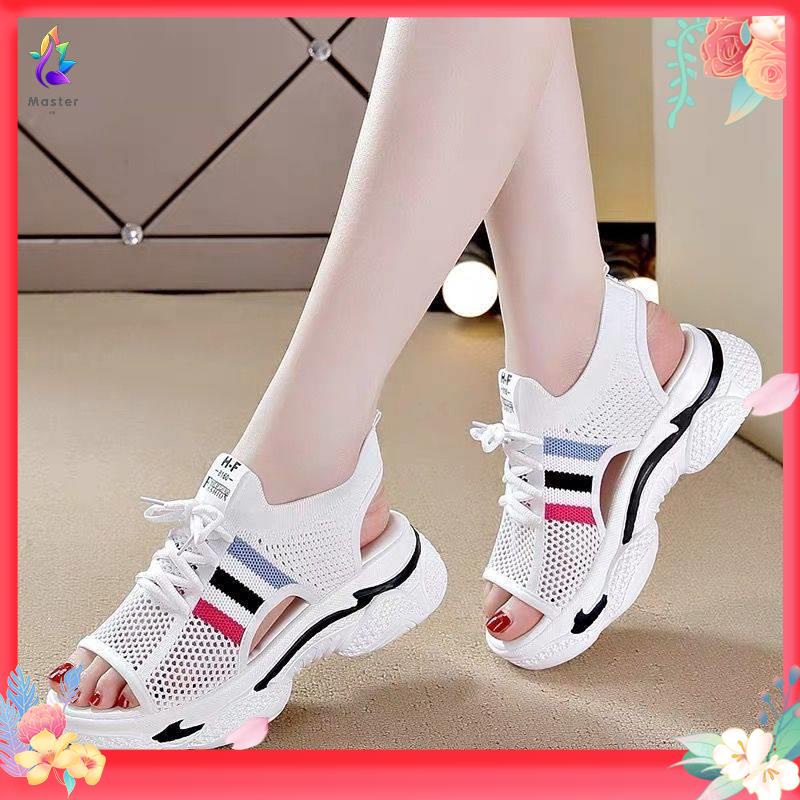 Giày Sandal Dệt Kim Hở Mũi Hàng Xuất Khẩu Xuất Khẩu