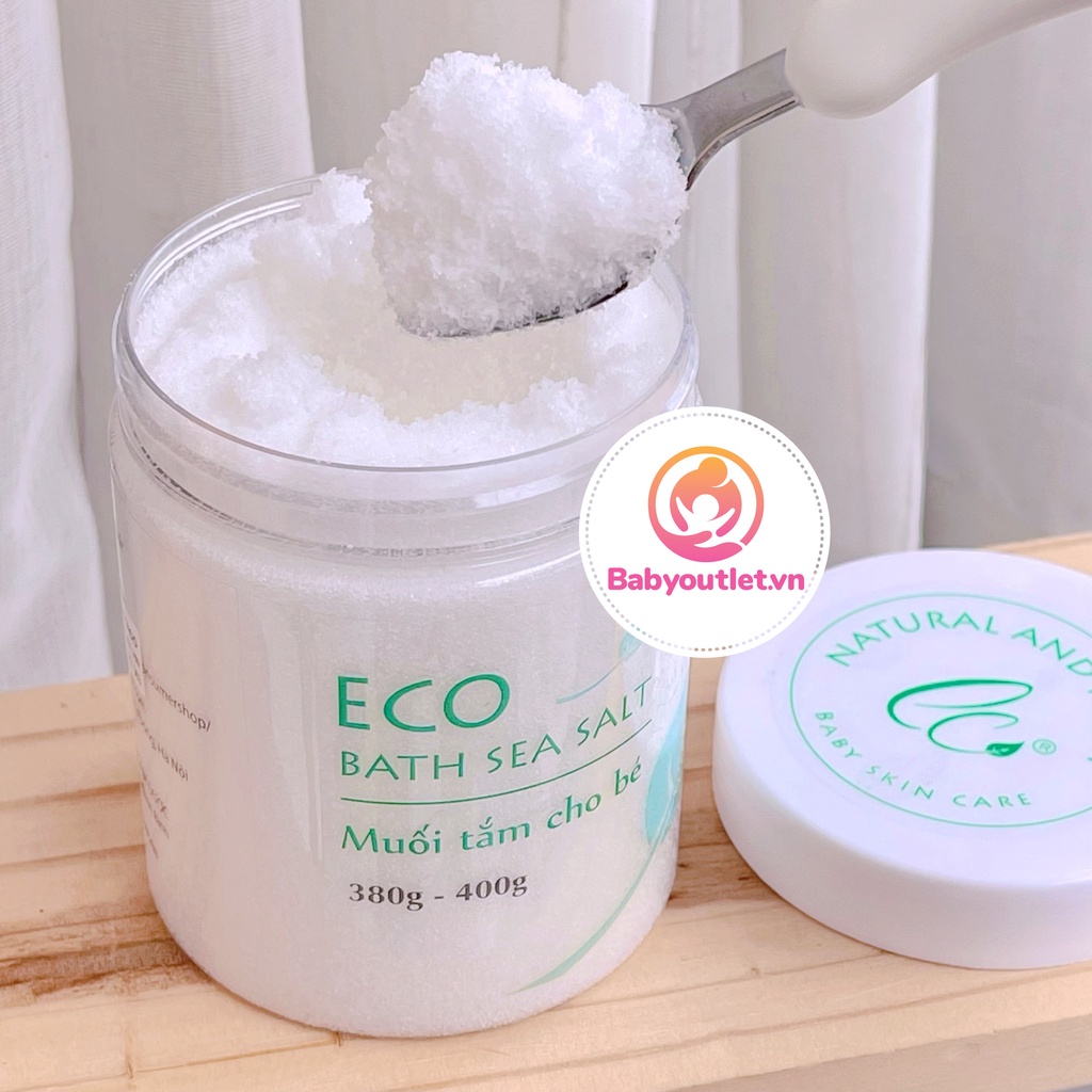 Muối tắm cho bé Eco / Eco Gold 400g dùng để tắm, gội đầu, rửa mặt, hàng chính hãng