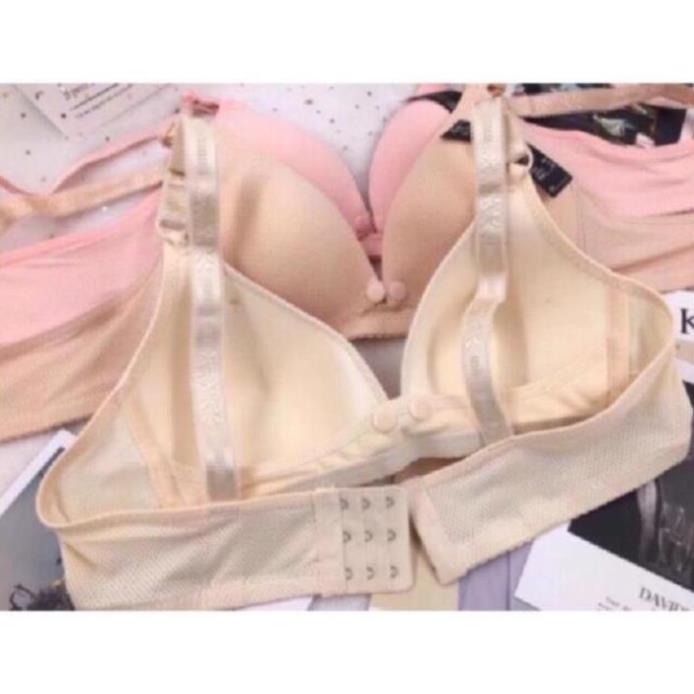 Áo lót ngực bầu cho con bú cotton thông hơi không gọng nâng ngực đồ lót chip bà bầu A88