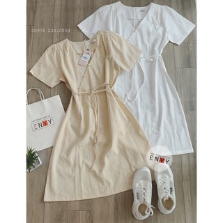 Đầm basic cổ tim ENVY D0976