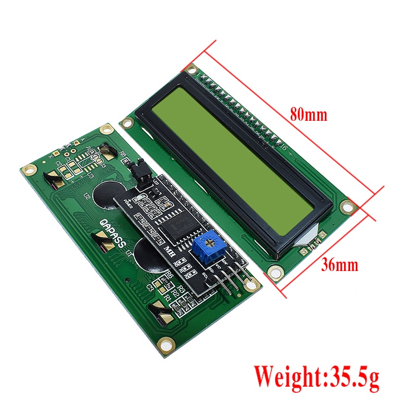 Mô Đun Màn Hình Lcd 1602 Iic / I2C 1602 Cho Arduino 1602 Lcd Uno R3 Mega2560