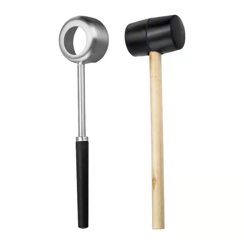 Dụng Cụ Mở Vỏ Dừa Bằng Thép Không Gỉ Tiện Lợi