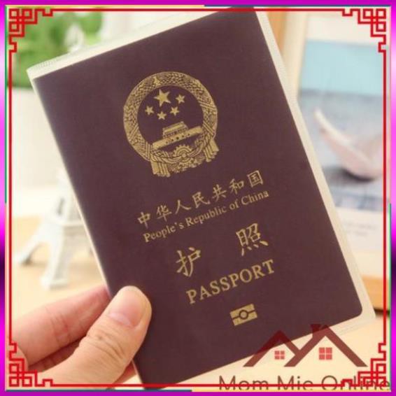 ( Nguyendieplinh )  ( CC2016 ) Bao hộ chiếu có khe đựng thẻ - K009