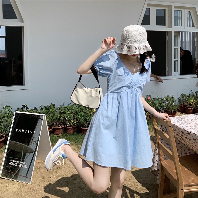 Đầm Ngắn Tay Thiết Kế Thanh Lịch Thời Trang Dành Cho Nữ | BigBuy360 - bigbuy360.vn