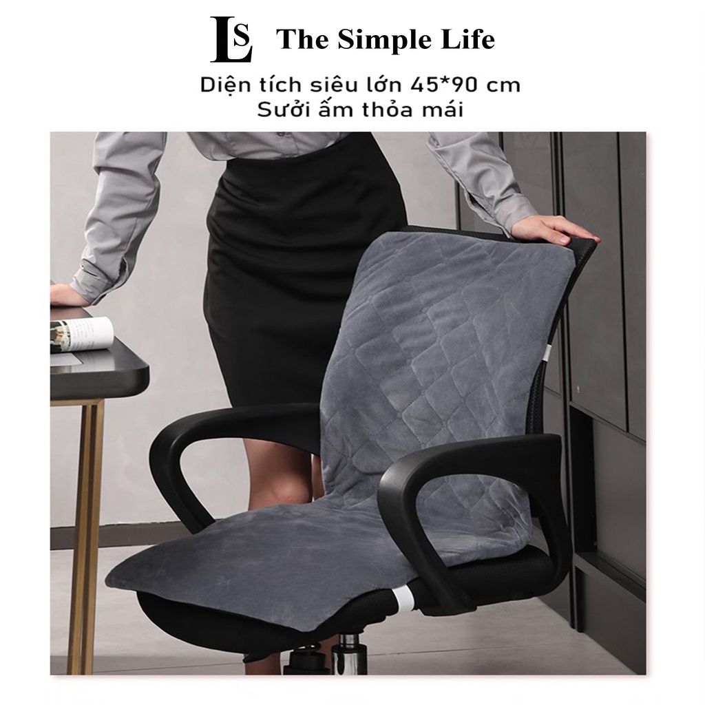 Đệm sưởi ấm bằng điện, đệm lót ghế sưởi ấm dành cho nhân viên văn phòng, thảm điện làm ấm, giữ nhiệt cao cấp[CHÍNH HÃNG]