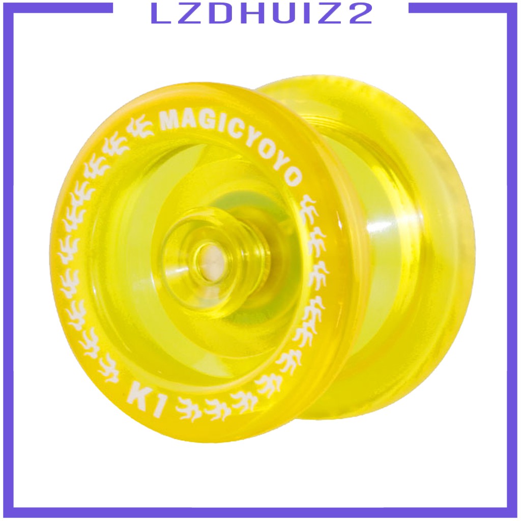 [Lzdhuiz] Vòng Bi Quay Les Fleurs K1 Chuyên Nghiệp YoYo Màu Xanh Dương Trong Suốt Kèm Dây