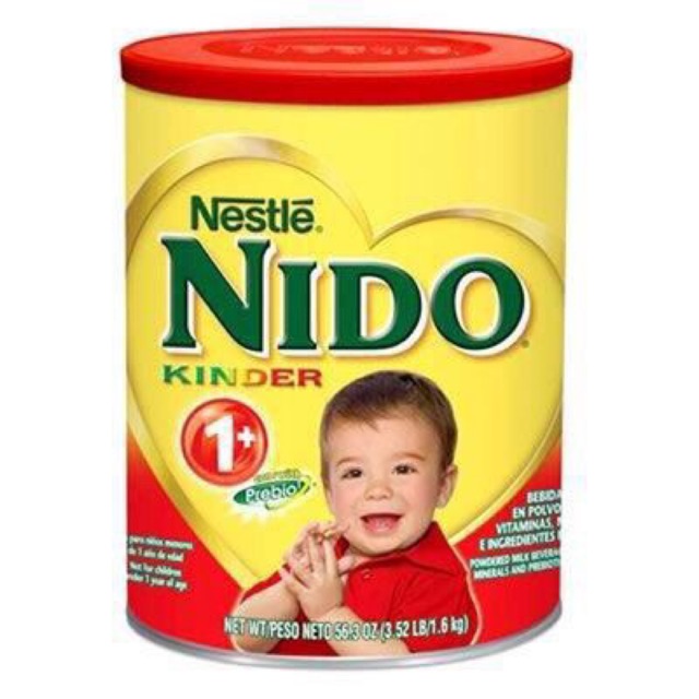 [8/2021]Sữa NIDO nắp đỏ 1,6kg - hàng Mỹ