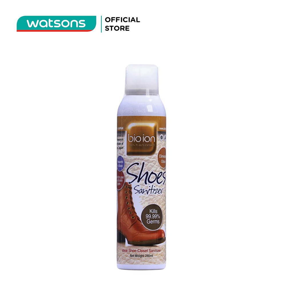 Chai Xịt Bioion Shoes Sanitizer Khử Mùi Giày Làm Sạch Khuẩn 280ml