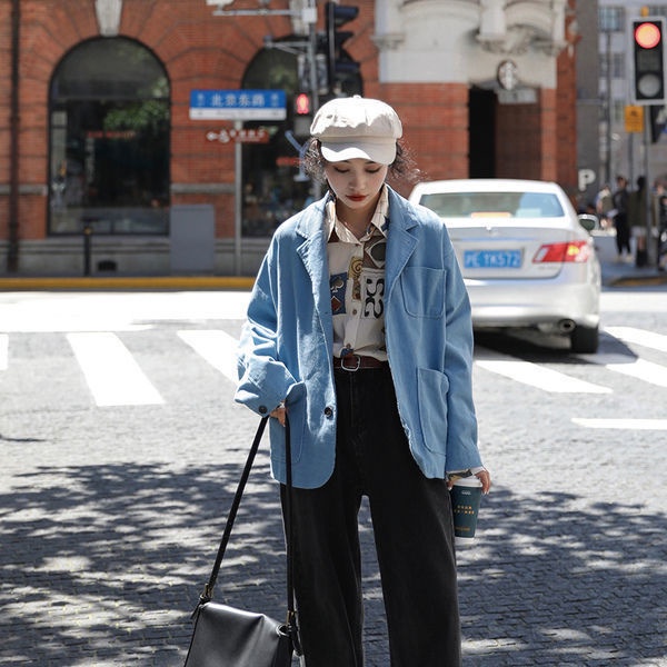 Áo sơ mi tay dài in họa tiết hình học retro thời trang công sở thời trang cho nữ