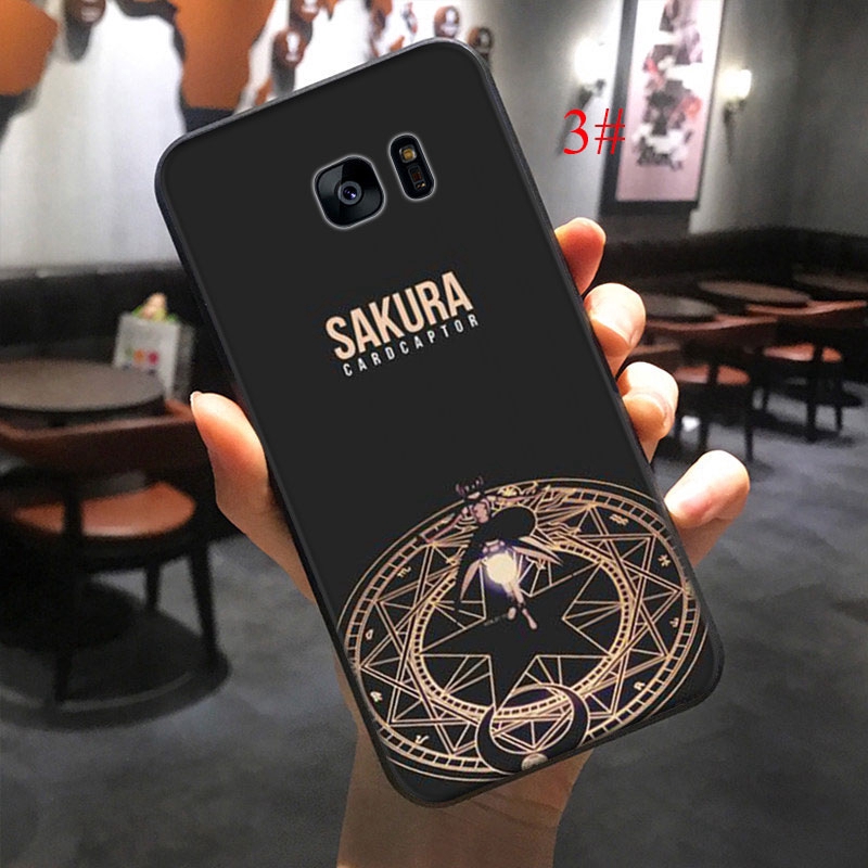 Ốp điện thoại mềm in hình thủ lĩnh thẻ bài Sakura cho SAMSUNG A2 J4 CORE J6 PLUS J8 J7 DUO S6 EDGE