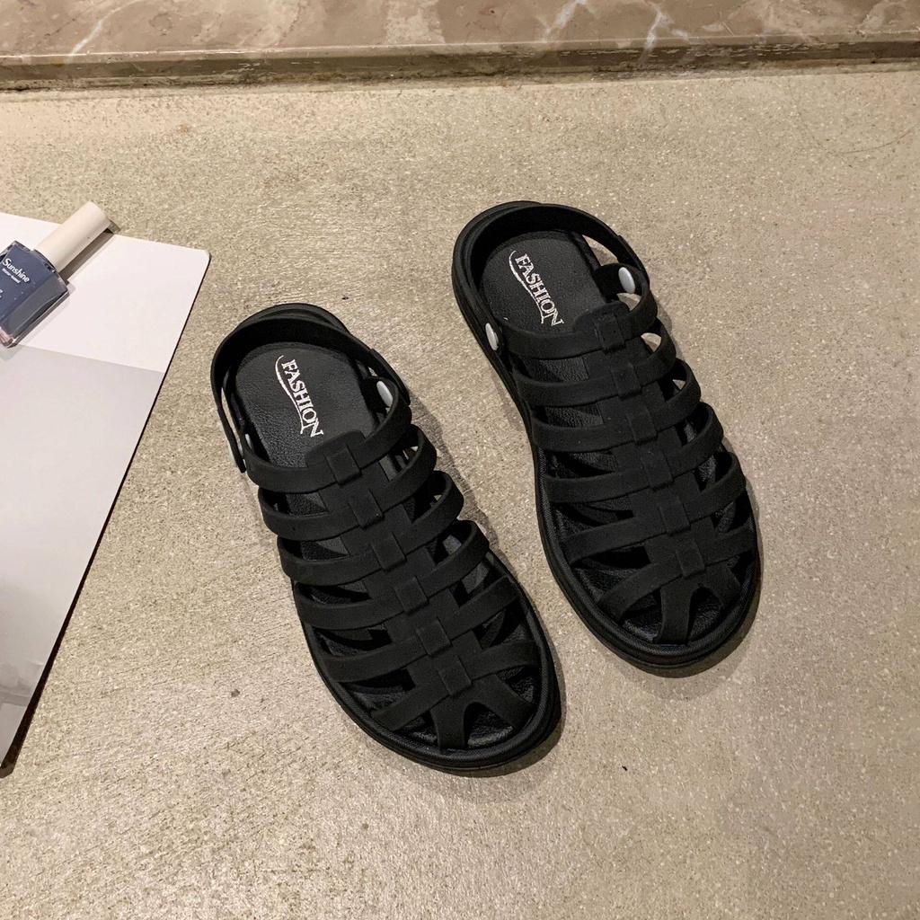 CHZK Xăng đan Hai Quai Đế Bệt Thời Trang Xuân Hè Dành Cho Nữ