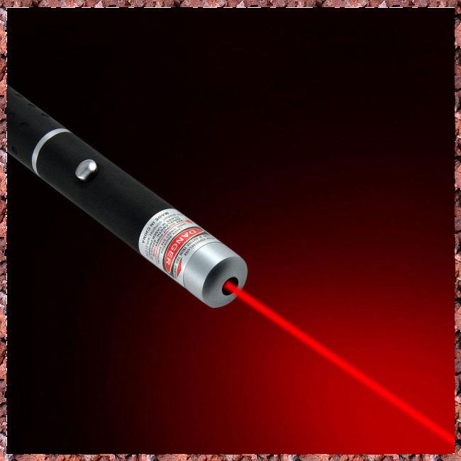 Bút laser đèn 650nm 5mW màu đỏ / trắng / đen cho giáo viên