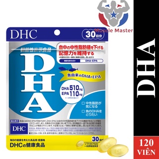 Viên Uống Bổ Não và Mắt DHC Bổ Sung DHA 120 Viên