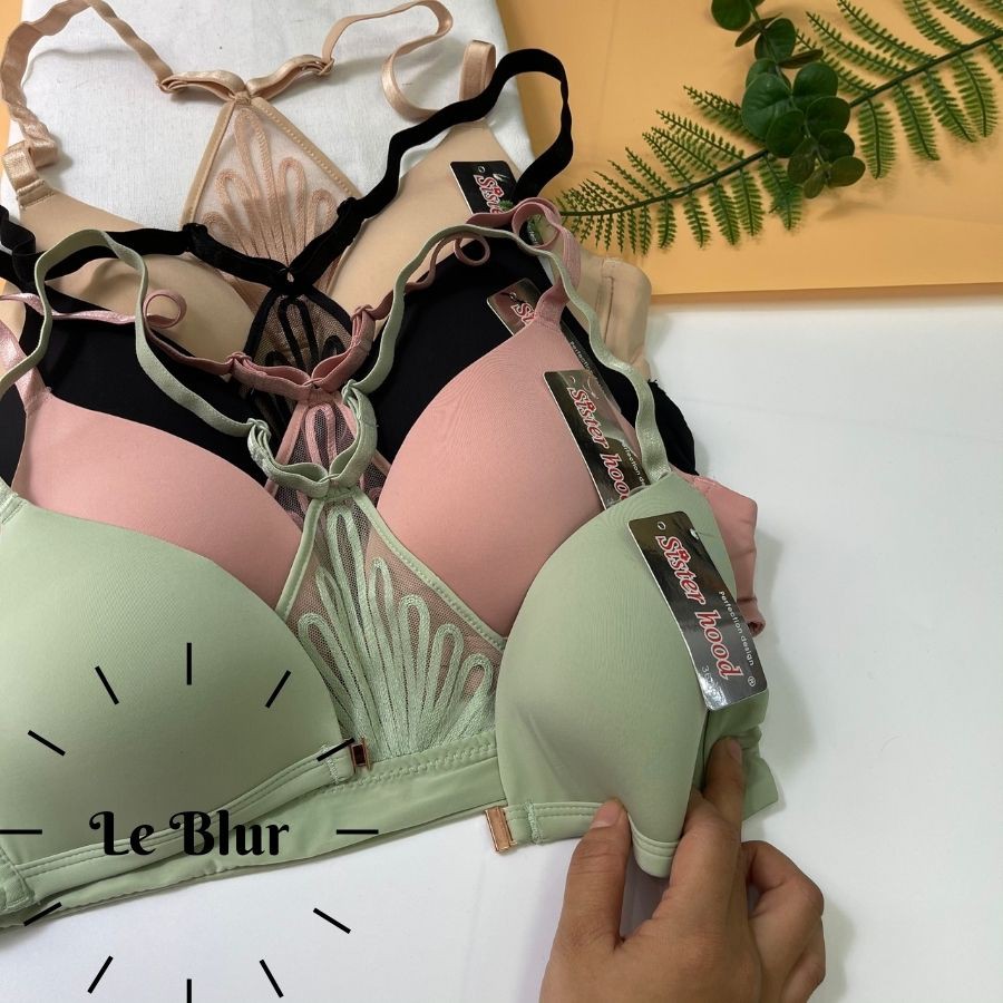 Áo lót cài trước không mút, áo ngực không gọng chất su Thái Lan Sister hood B005, Le Blur | BigBuy360 - bigbuy360.vn