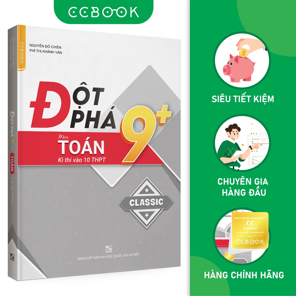 Sách - Đột phá 9+ Toán kì thi vào lớp 10 THPT - CLASSIC