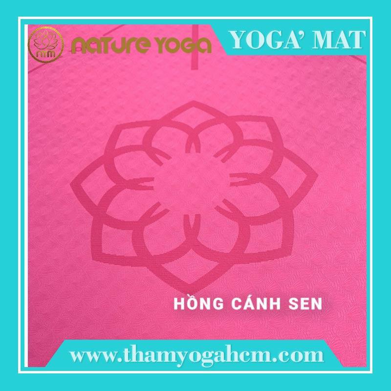 Thảm Tập Yoga Nature Yoga Thảm Chất Liệu TPE Cao Su Non Định Tuyến Bám Tốt 2 Mặt