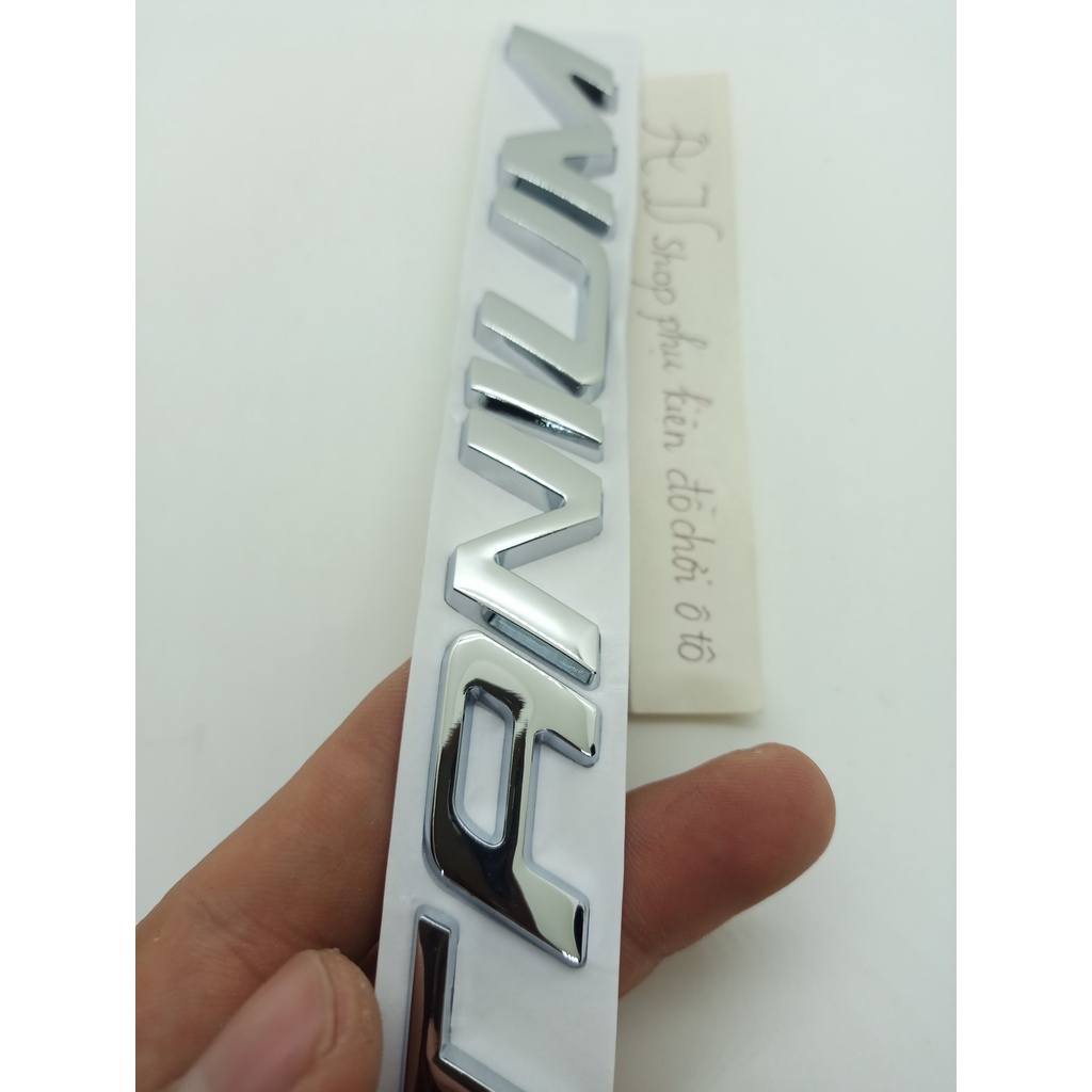Miếng Dán Chữ TITANIUM Bằng kim loại Trang Trí Xe Hơi