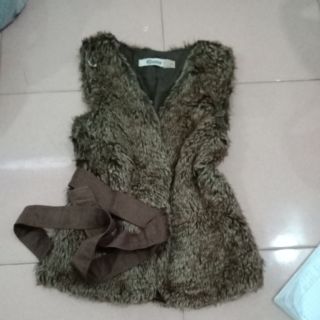 Combo áo khoác lông nhân tạo