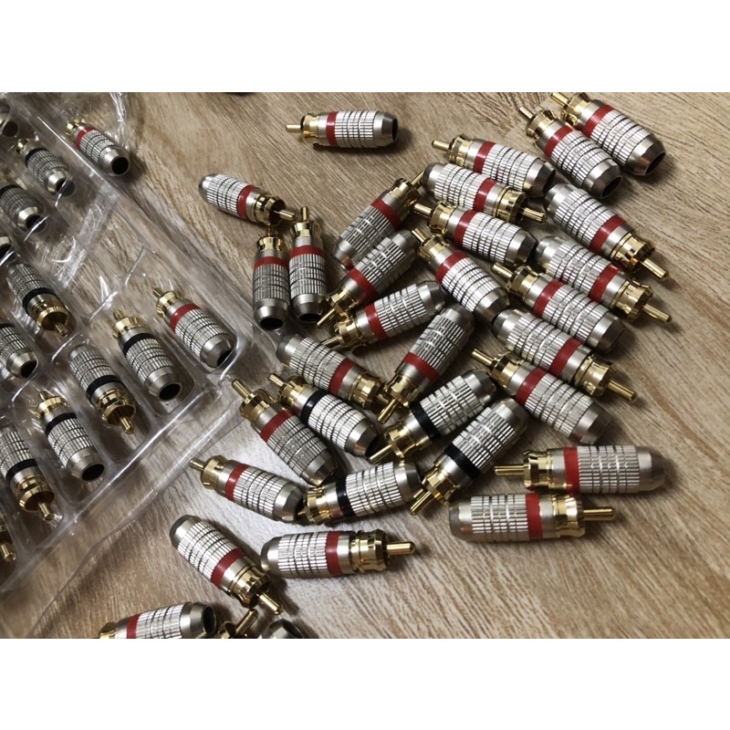 Jack (rắc)AV hàn dây có  MONTER( đơn giá 1 chiếc) 6mm