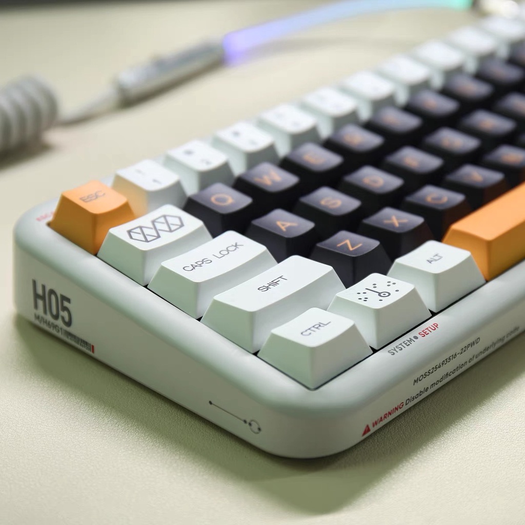 Keycap bàn phím phong cách chiến đấu siêu chất Dry Martini Cherry 130 phím