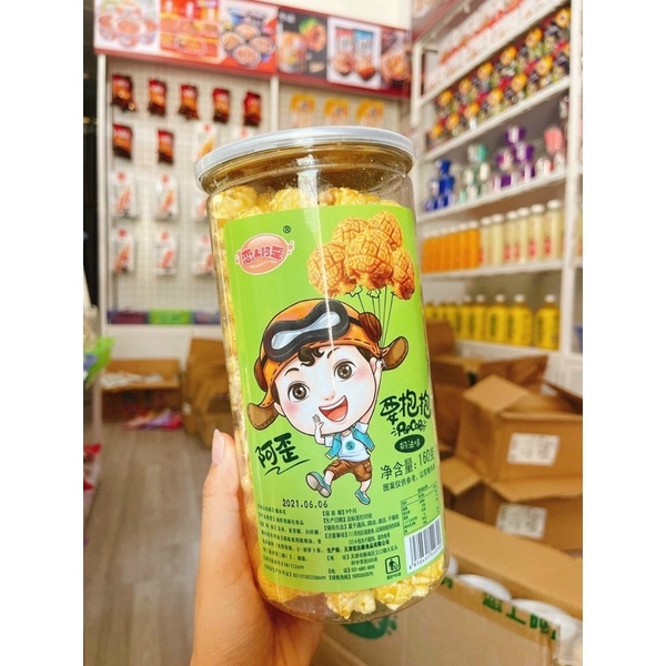 [Hot]Bắp rang bơ 2 vị caramen+ bơ hãng cô gái siêu hót lọ 160gram🌽🌽 | BigBuy360 - bigbuy360.vn