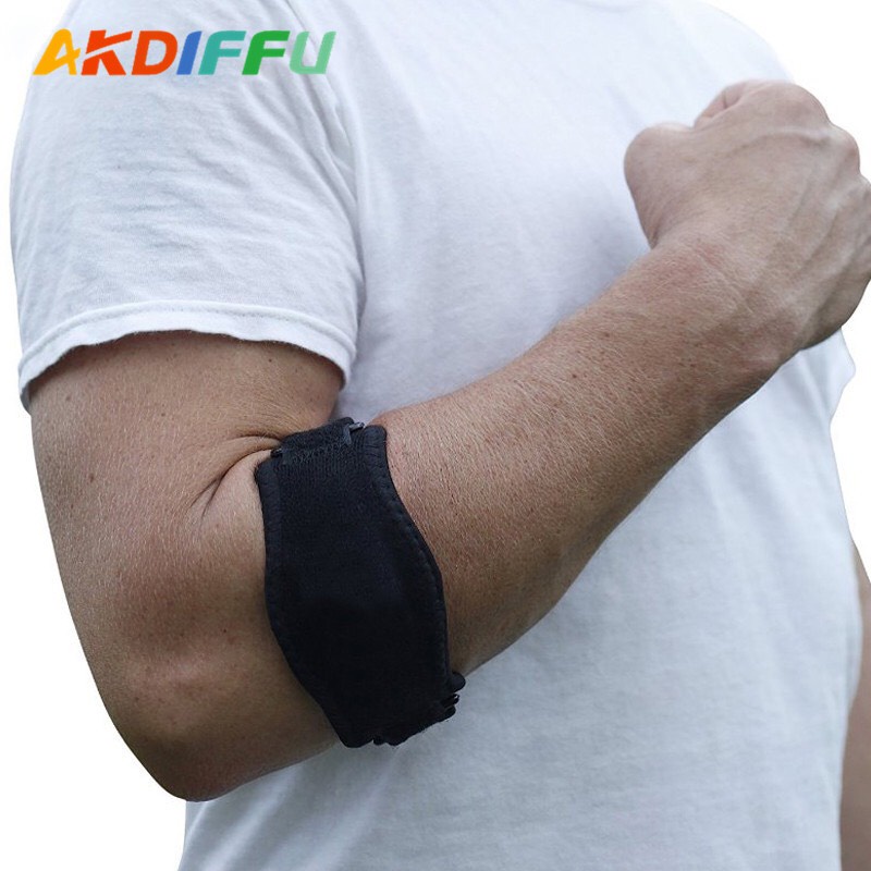 Băng Bảo Vệ Khủy Tay Akdiffu Elbow Support chính hãng, Đai Bảo Vệ Khủy Tay chơi tennis, cầu lông, thủ môn bóng đá