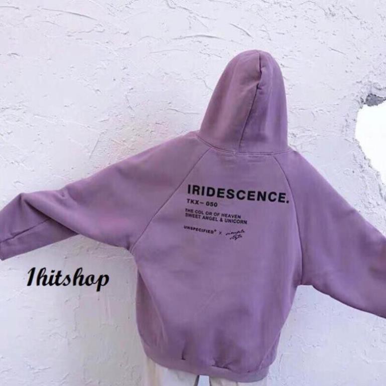 Áo Hoodie SIMPLE STYLE Unisex Vải Mỏng (Dây Trắng)