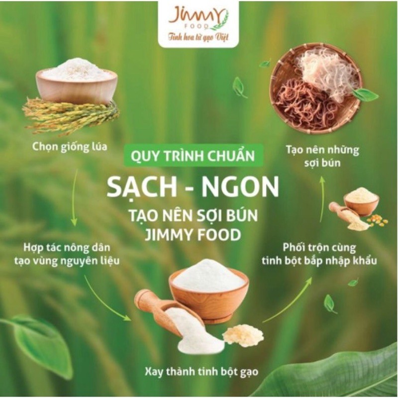 Bún gạo Jimmy/ bún gạo lứt/ bún bò Huế cho Bé ăn dặm (Date 2023)