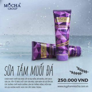 Sữa tắm muối đá trắng da Mocha