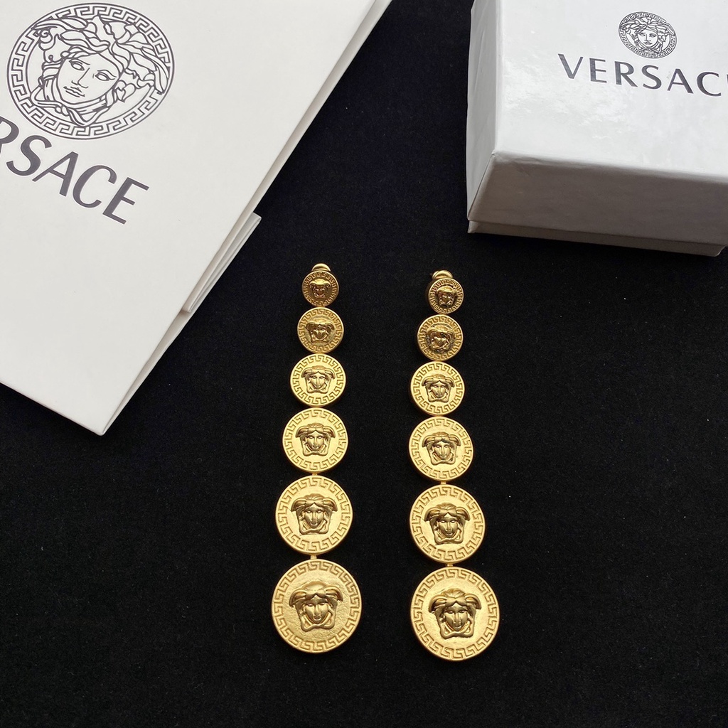 Bông Tai Versace Mới Medusa Queen 6A4V 8NVU A7CX