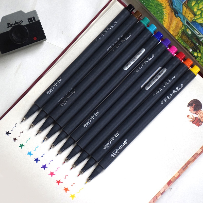 Set 10 Bút Nước Ngòi 0.38mm