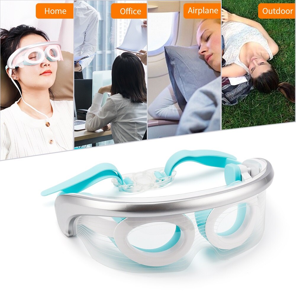 Foreverly Máy Mát Xa Mắt Chống Lão Hóa Có Đèn led Trong Suốt