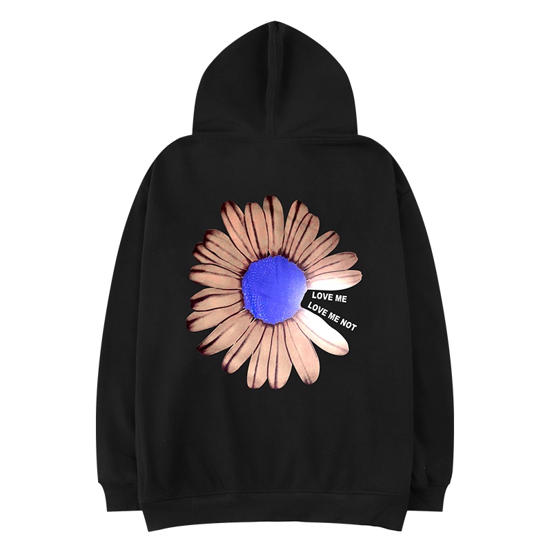 Áo hoodie nam nữ hoa cúc from rộng Unisex chất nỉ ngoại 2 lớp dày dặn cực đẹp