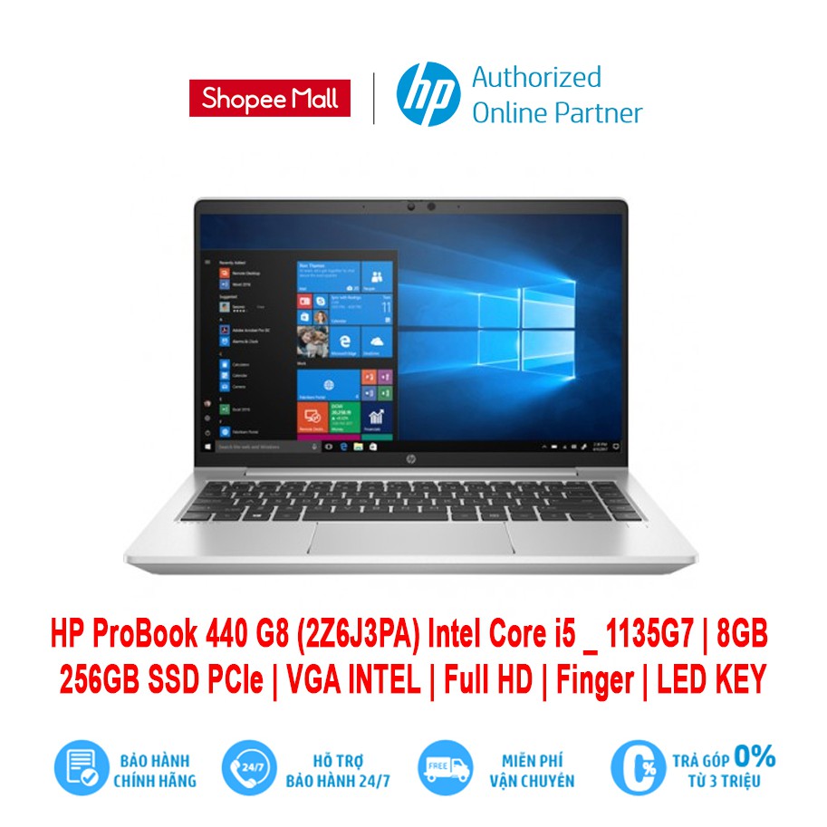 LapTop HP ProBook 440 G8 2Z6J3PA | Core i5 _ 1135G7 | 8GB | 256GB SSD PCIe | 14 inch Full HD IPS | FreeDos | FingerPrint