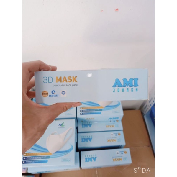 khẩu trang 3D chính hãng Ami hộp 50 cái ( có sỉ ) | BigBuy360 - bigbuy360.vn