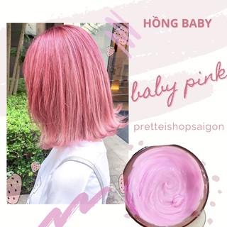 [kèm Trợ Nhuộm+Ủ tóc] Kem Nhuộm Tóc Màu HỒNG PASTEL - BABY PINK
