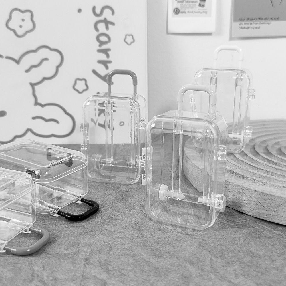 IVORY Hộp Đựng Trang Sức Trong Suốt Hình Chữ Nhật Tiện Dụng