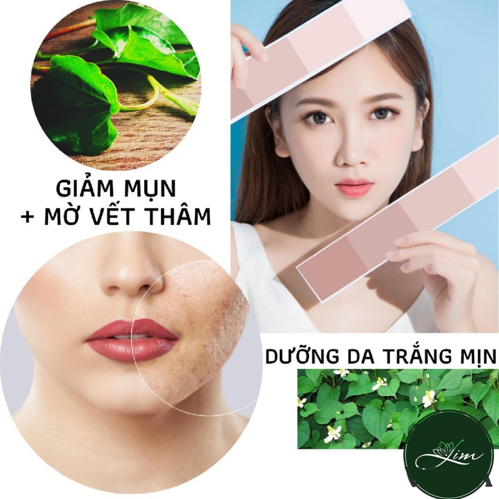 Bột Rau Diếp Cá Sấy Lạnh Nguyên Chất Hũ 150Gram LimFarm - Mask Mặt Nạ Diếp Cá Giảm Mụn Mờ Thâm , Dưỡng Da Căng Bóng