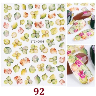 Sticker nail dán móng mẫu hoa khô
