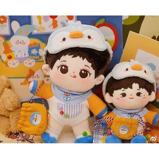 Outfit chim cánh cụt cho doll 15,20cm