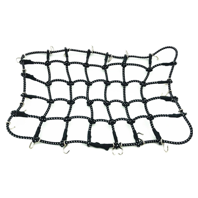 1/10 Scale RC Rock Crawler Accessory Luggage Roof Rack Net,Black