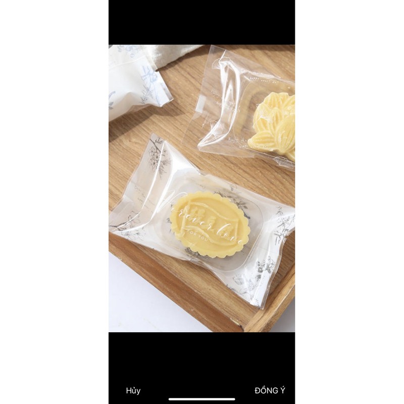 100 túi đựng bánh dứa 7x12cm