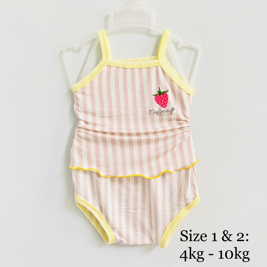Bộ 2 dây, đồ bé sơ sinh, bộ chip thun, đồ bộ em bé gái từ 4kg - 7kg và 8kg - 10kg ChangChang Baby